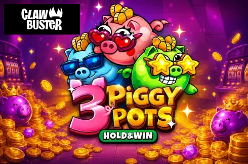 3 Piggy Pots